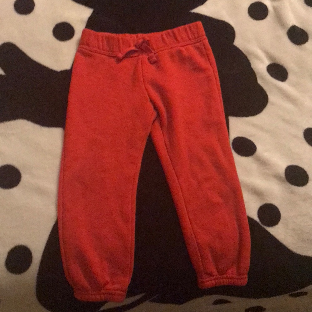 Red sweats for toddlers